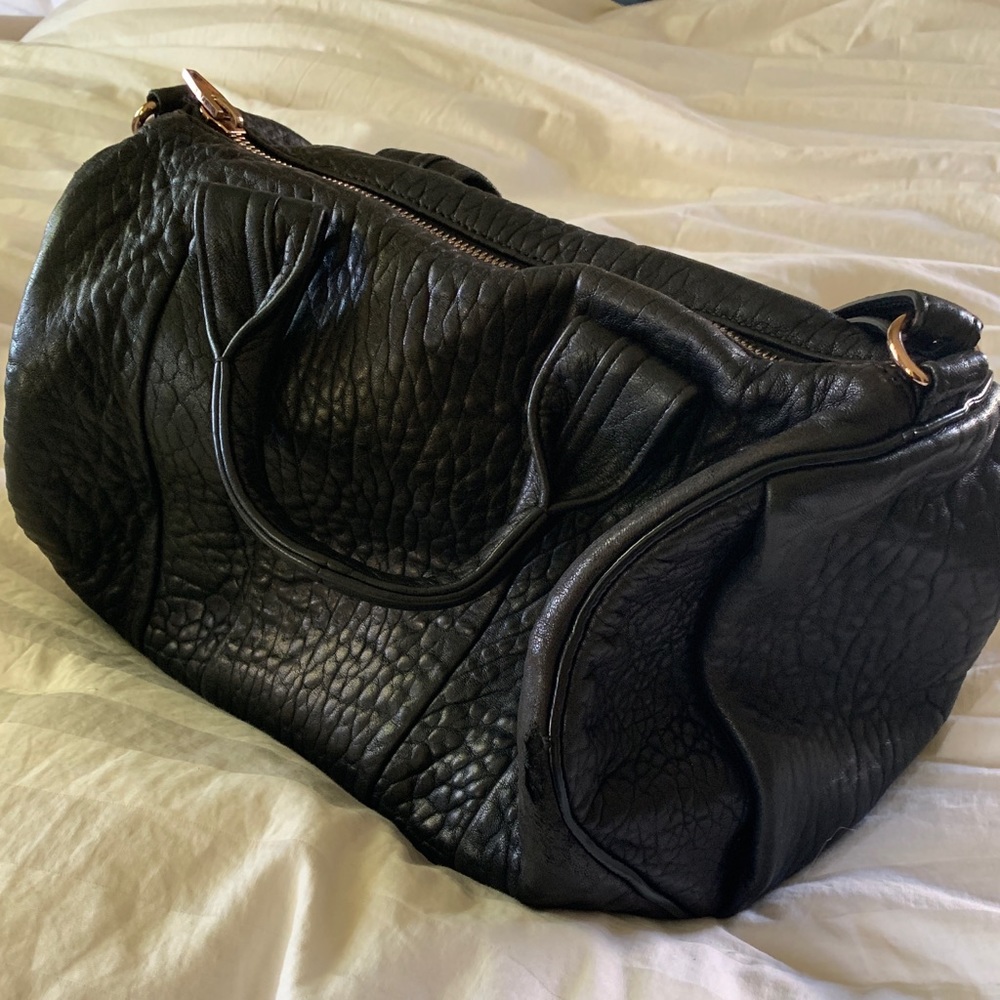 Alexander Wang Rockie Mini with Rose Gold - Black